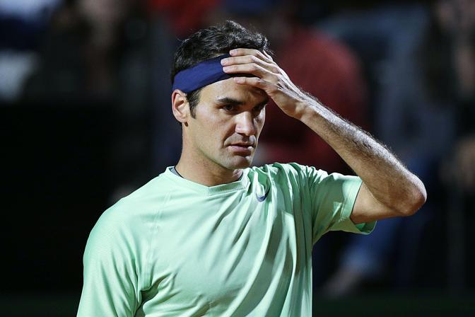 Roger Federer, che faticaccia con Janowicz. Eidon